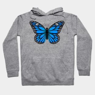 Monarch Butterfly - Blue Hoodie